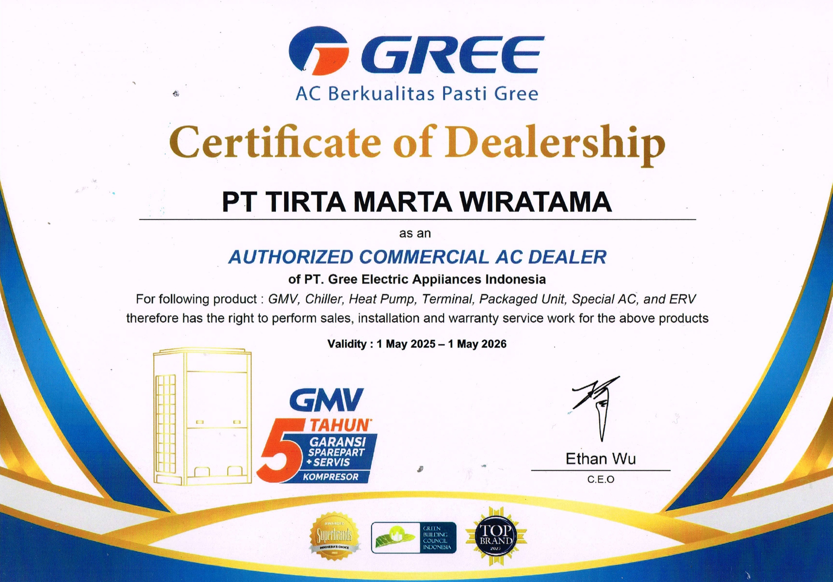 About Us distributor ac gree surabaya