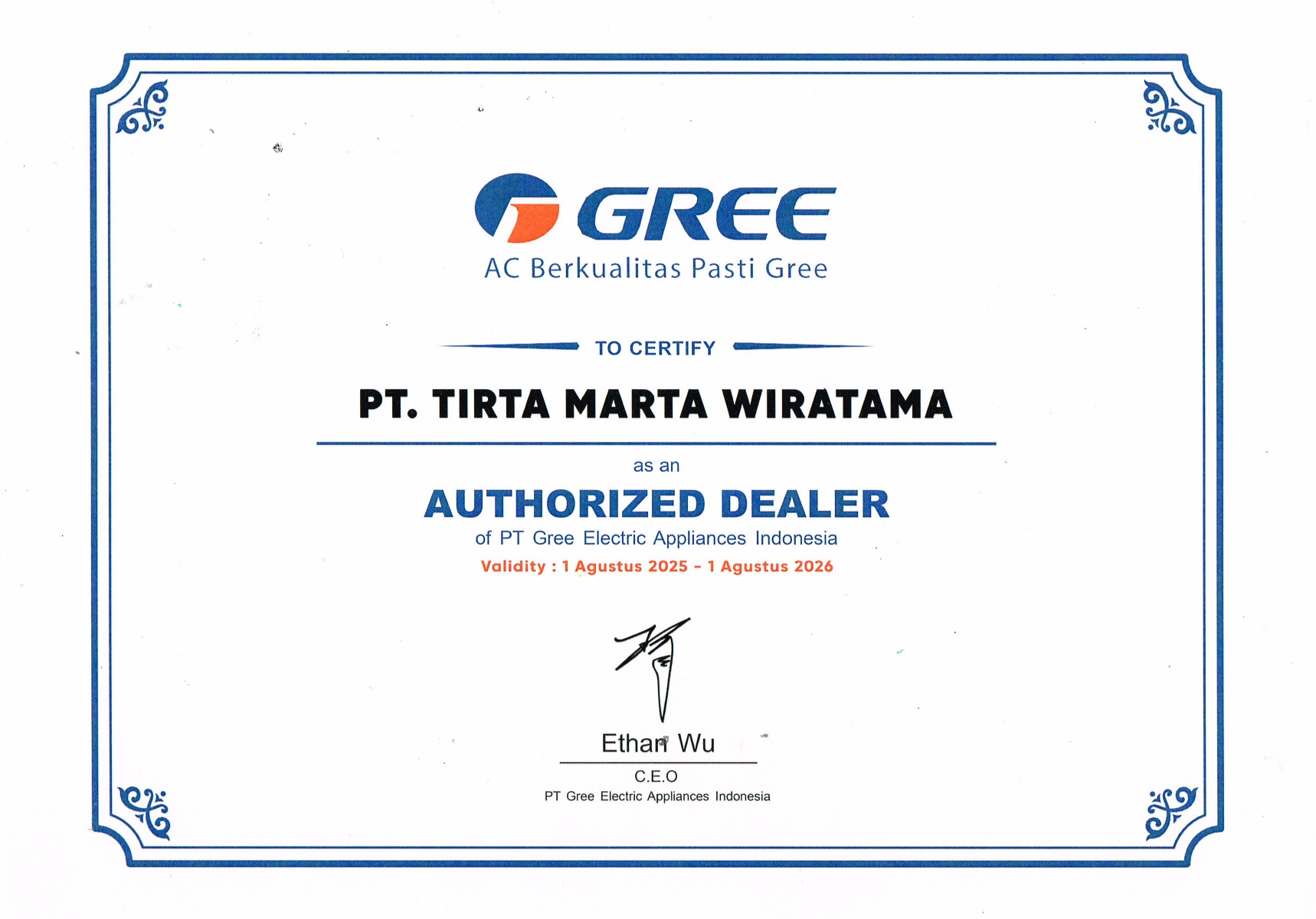 About Us distributor ac gree