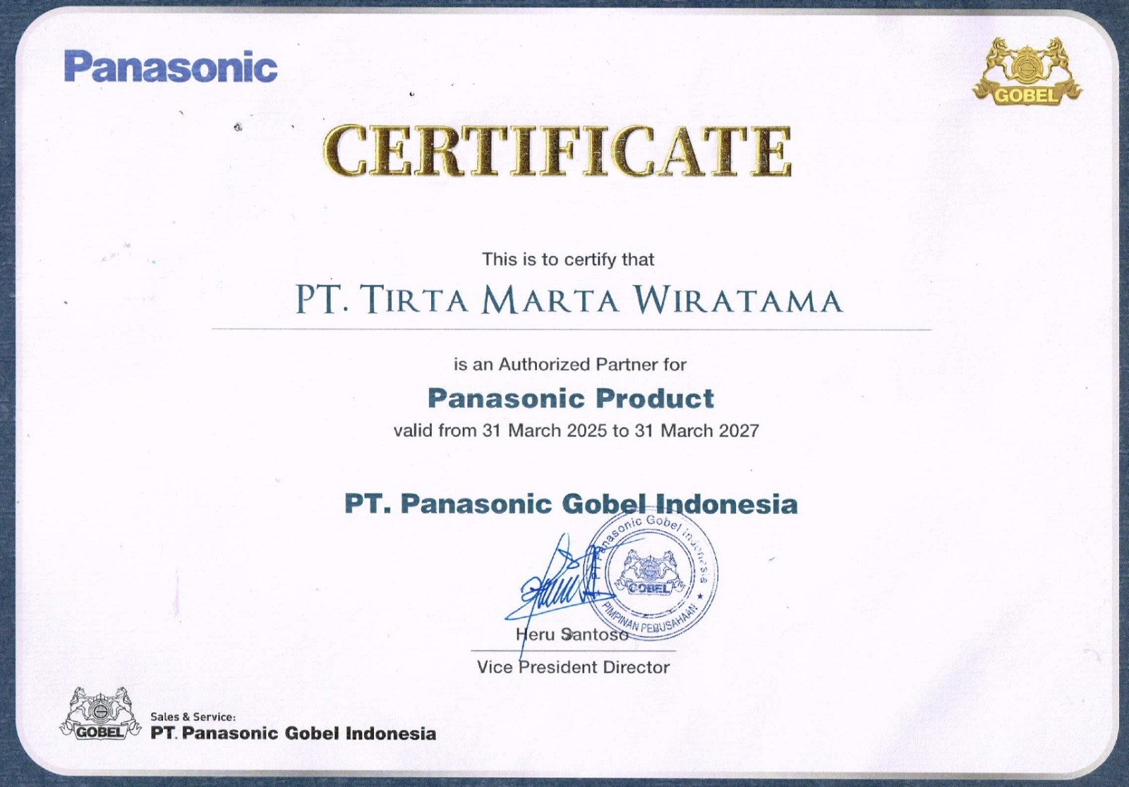 About Us distributor ac panasonic