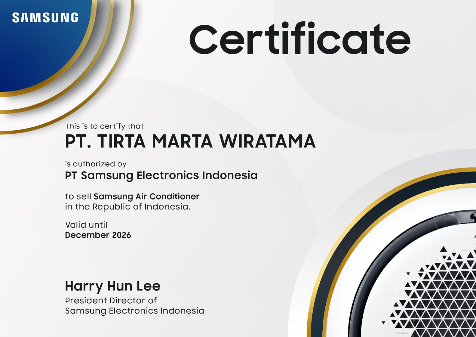 About Us distributor ac samsung